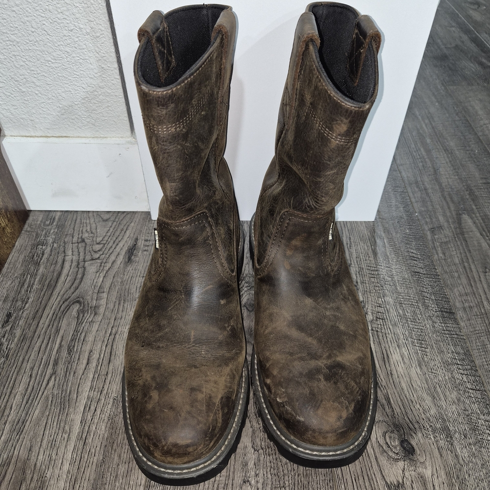 Wolverine Dark Brown Leather Boots